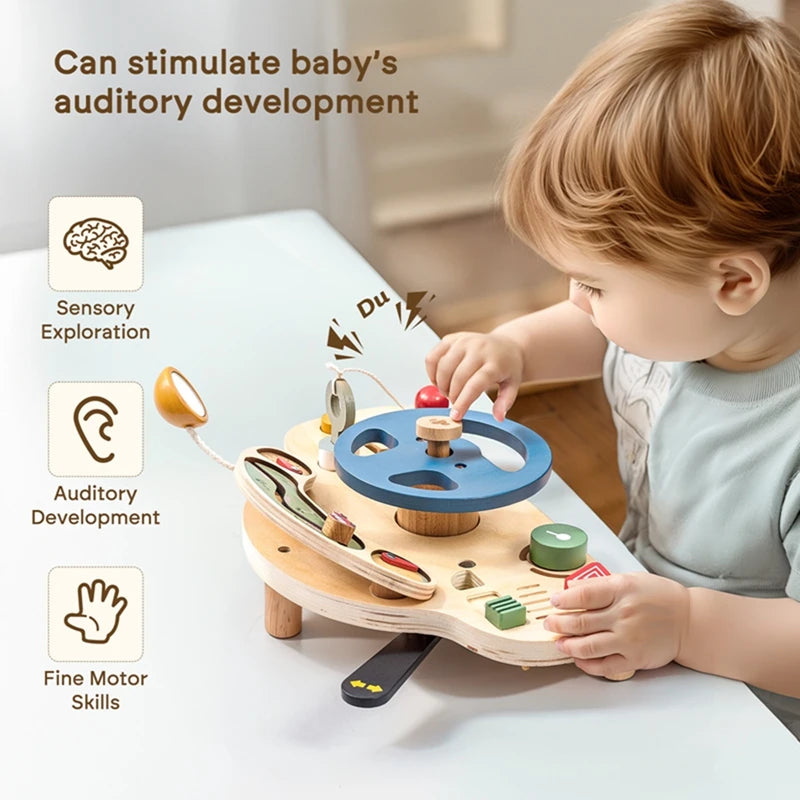 Luna Steering Wheel Simulation Busy Board
