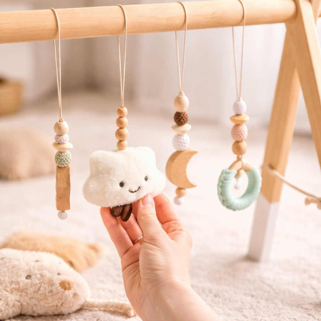 Luna Wooden Baby Play Gym