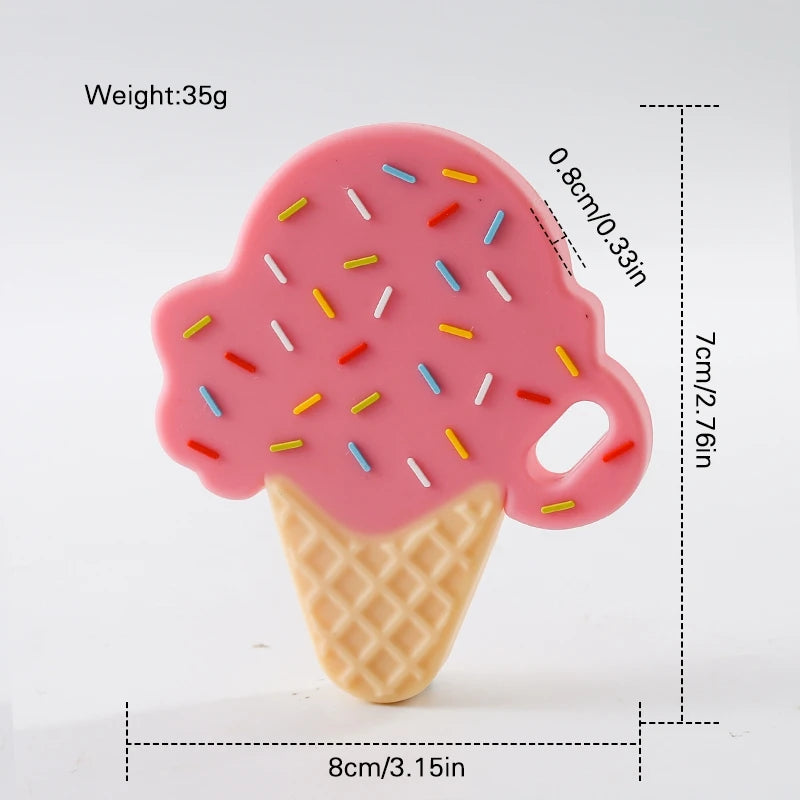 Luna Ice Cream Silicone Teether