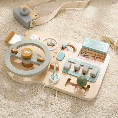 Luna Steering Wheel Sensory Busy Board