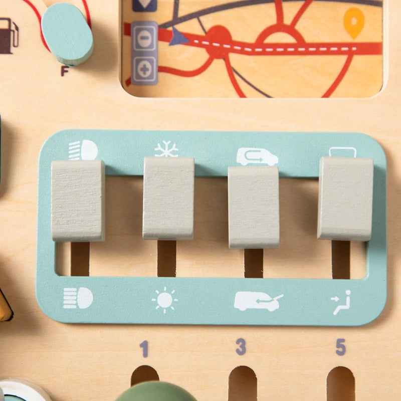 Luna Steering Wheel Sensory Busy Board