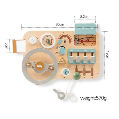Luna Steering Wheel Sensory Busy Board