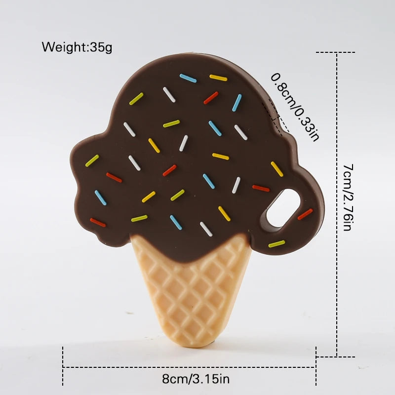 Luna Ice Cream Silicone Teether