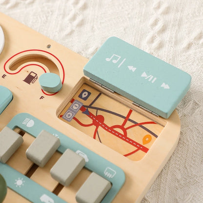 Luna Steering Wheel Sensory Busy Board