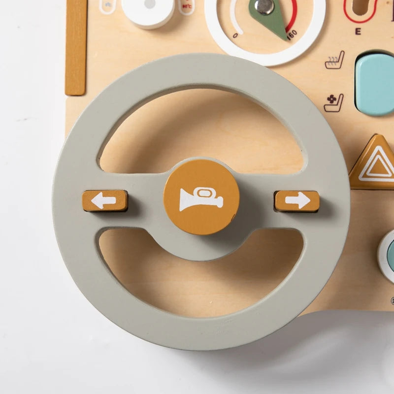 Luna Steering Wheel Sensory Busy Board