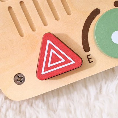 Luna Car Shaped Steering Wheel Sensory Busy Board