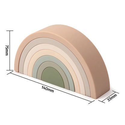 Luna Silicone Rainbow Stacker