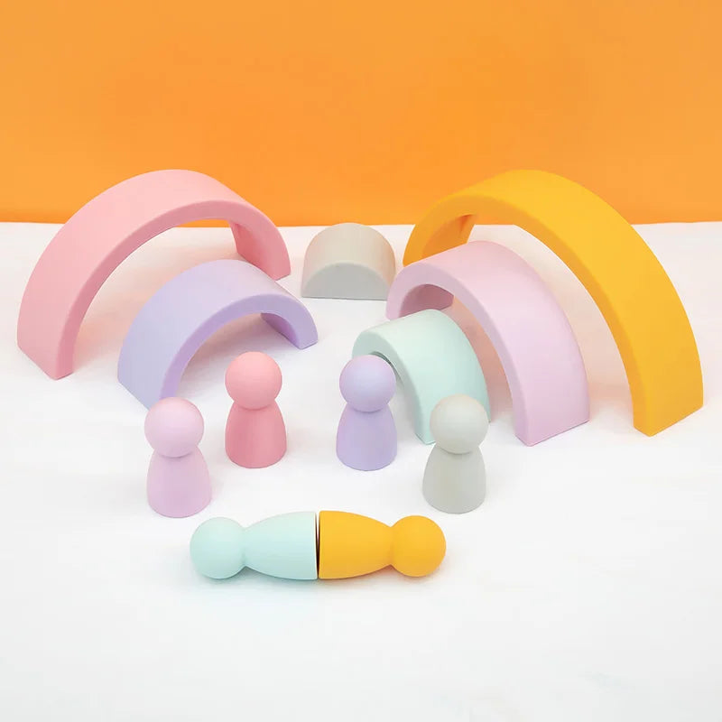 Luna Silicone Rainbow Stacker