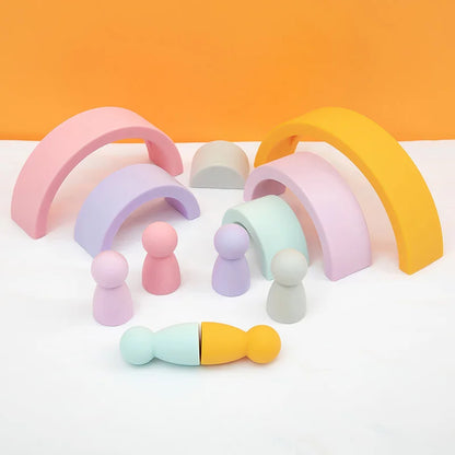 Luna Silicone Rainbow Stacker