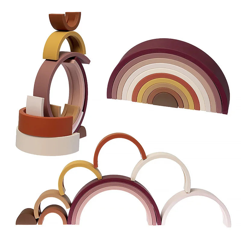 Luna Silicone Rainbow Stacker