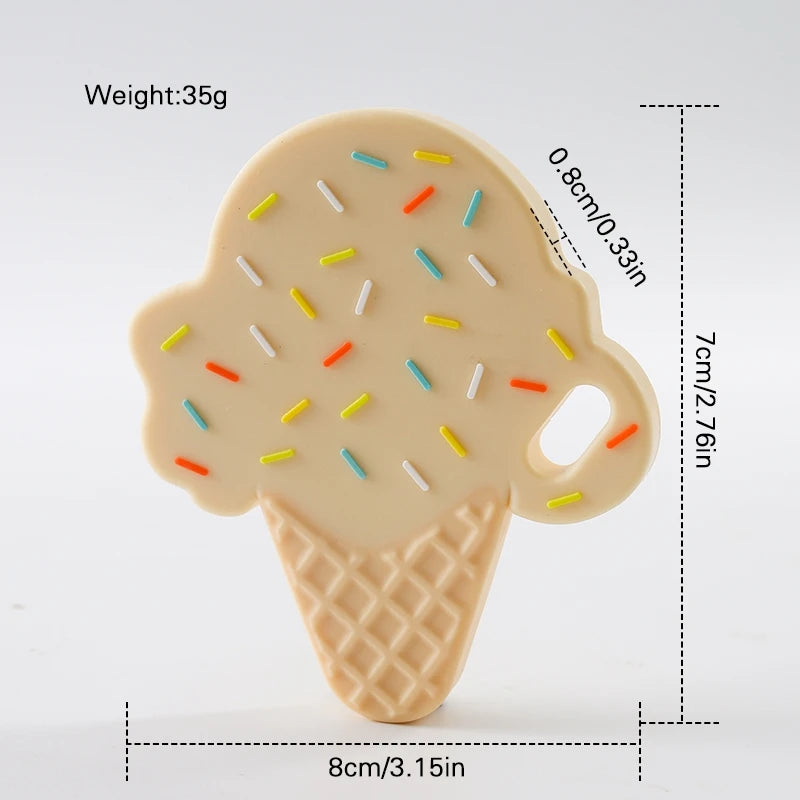 Luna Ice Cream Silicone Teether