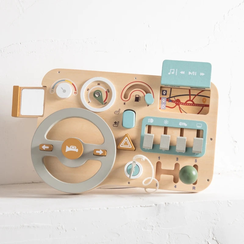Luna Steering Wheel Sensory Busy Board